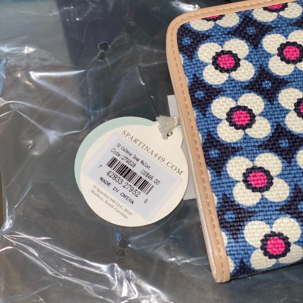 SPARTINA Calhoun Tote w/ Matching Wallet NEW W/ T - Picture 4 of 11